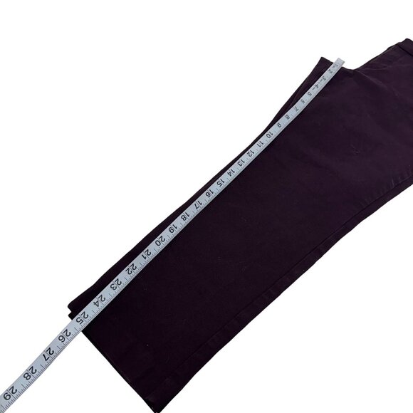 Old Navy Womens High Rise Pixie Skinny Pants Size 12 Purple Stretch Cotton Blend - Picture 6 of 9